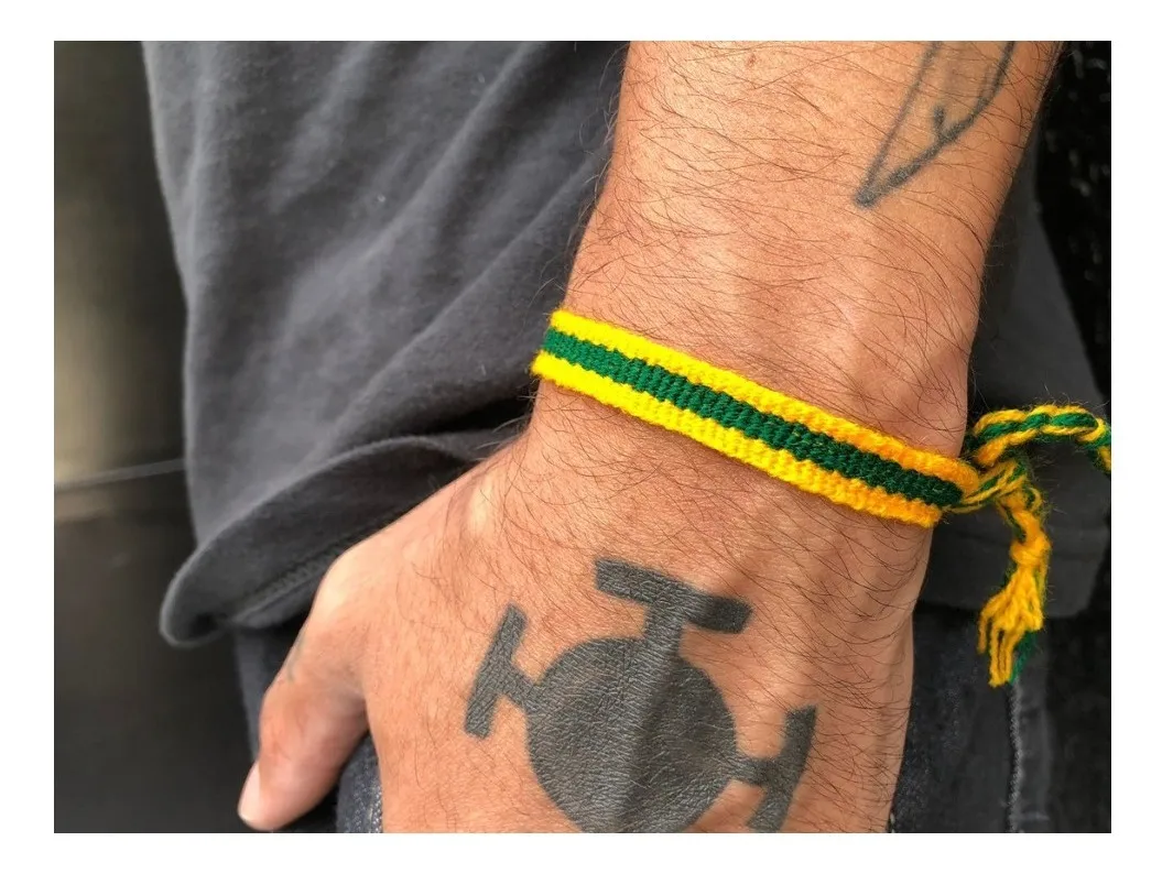 Pulseira-de-amarrar-kit-36-unidades-verde-e-amarelo