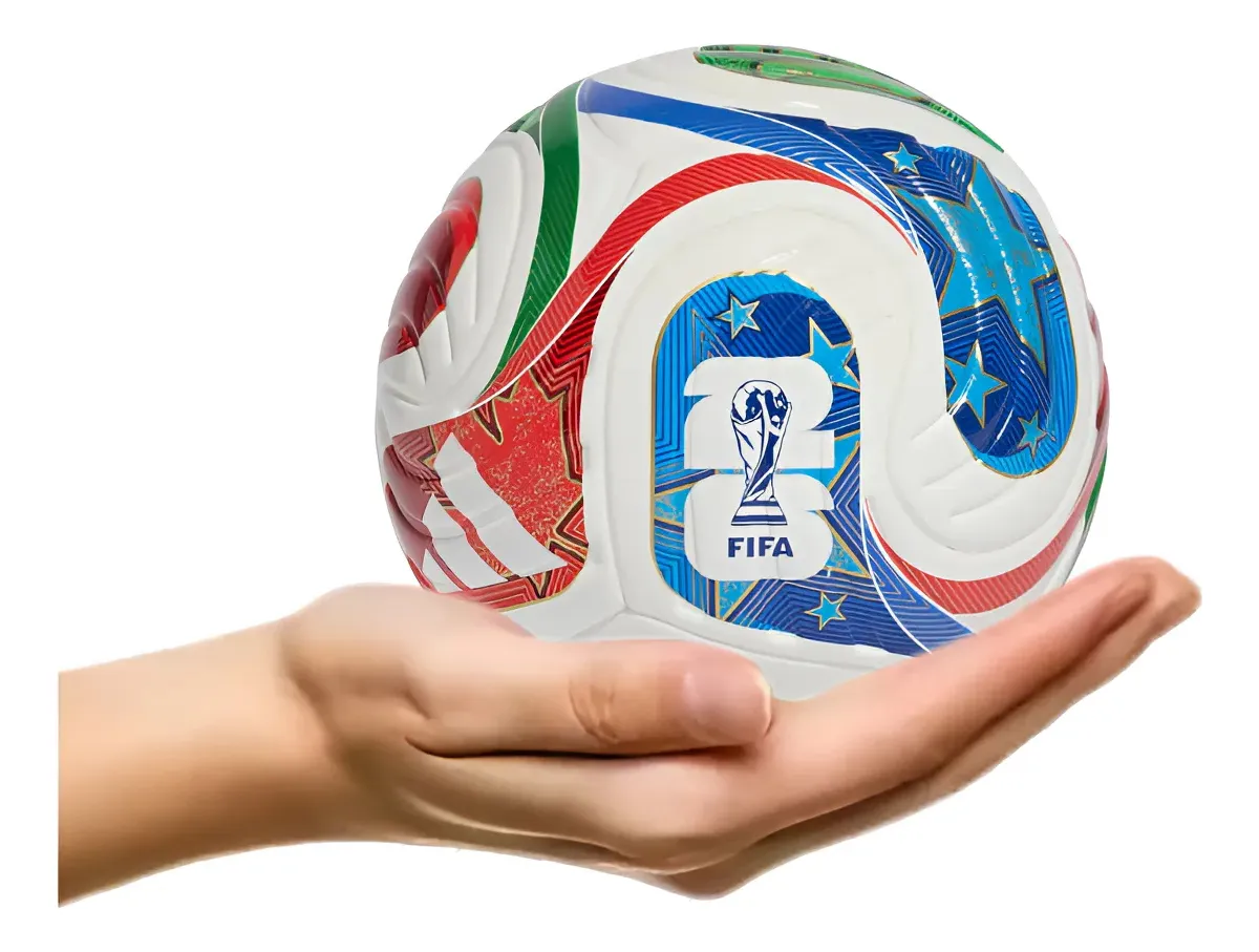 mini bola trionda adidas decoração brinquedo infantil copa do mundo