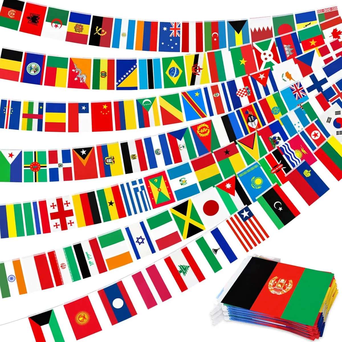 Estratégia de Marketing para Bares e Restaurantes bandeira 100 paises varal decoração copa do mundo